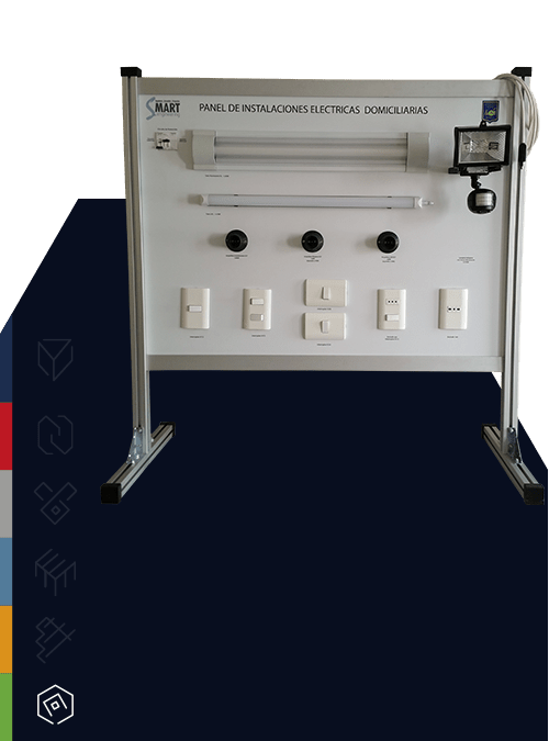 PANEL DE INSTALACIONES DE CIRCUITOS DE ILUMINACION